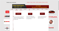 Desktop Screenshot of cedarsmallengine.com